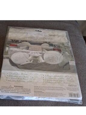 Car Decorating Kit - White -